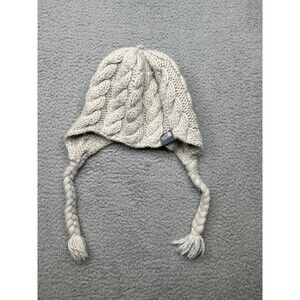 The North Face wool blend  Cable Knit Hat with Ear Flaps & Braids